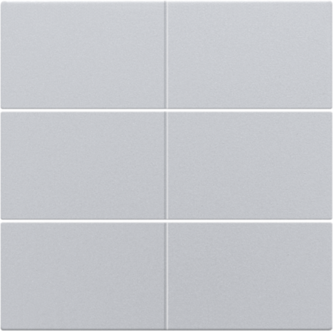 Niko - Afwerkingsset voor 6 voudige potentiaalvrije drukknop 24 V, - 121-60050