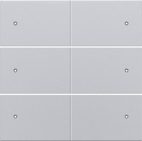 Niko - Afwerkingsset voor 6 voudige potentiaalvrije drukknop, 24 V, - 121-60150