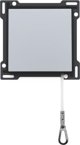 Niko - Afwerkingsset voor trekdrukknop, sterling coated - 121-63906