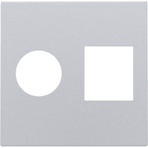 Niko - Afwerkingsset voor enkelvoudige coaxaansluiting en netwerkaa - 121-65702