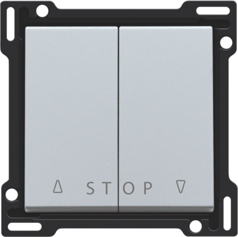 Niko - Afwerkingsset voor tweevoudige rolluikdrukknop voor elektron - 121-65918