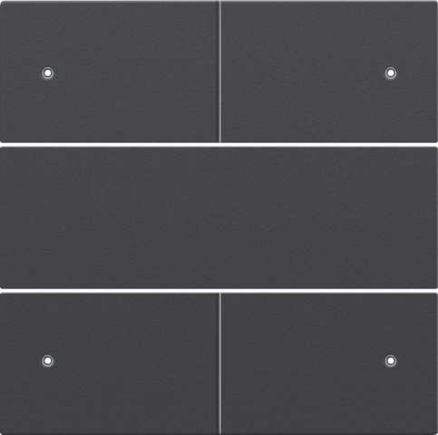 Niko - Afwerkingsset voor 4 voudige potentiaalvrije drukknop 24 V m - 122-40150