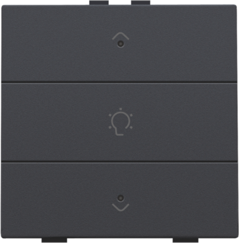 Niko - Enkelvoudige dimbediening voor Niko Home Control met leds, a - 122-52043