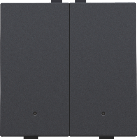 Niko - Tweevoudige drukknop met leds en comfortsensoren voor Niko H - 122-52202
