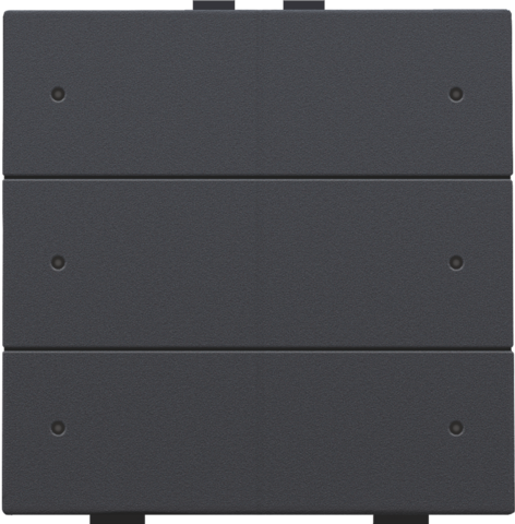Niko - Zesvoudige drukknop met leds en comfortsensoren voor Niko Ho - 122-52206