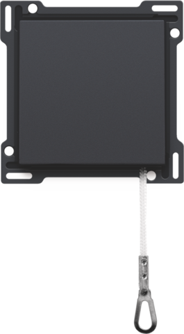 Niko - Afwerkingsset voor trekdrukknop, anthracite coated - 122-63906