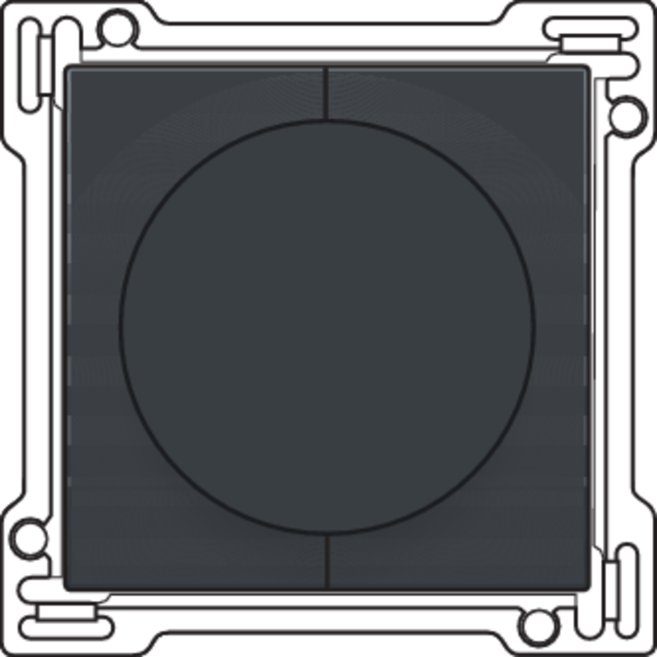 Niko 122-65936: Afwerkingsset 1-2-3 voor draaischakelaar voor motoren, anthracite coated - Image 2