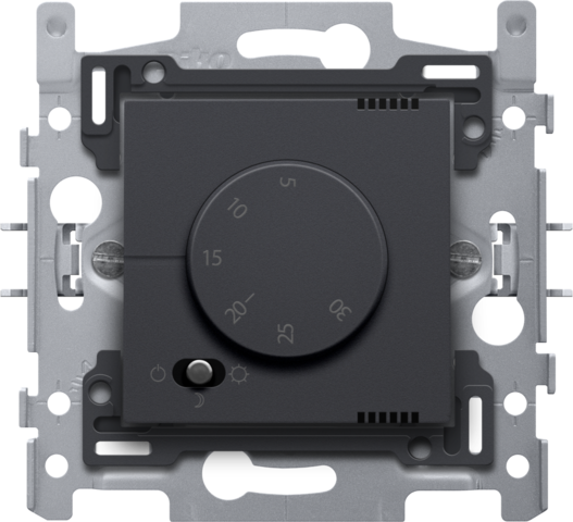 Niko - Elektronische thermostaat, anthracite coated - 122-88000