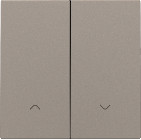 Niko - Afwerkingsset voor dubbele elektronische rolluikschakelaar, - 123-31006