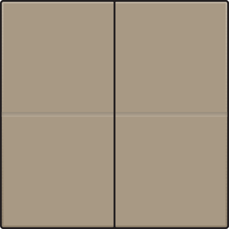 Niko 123-31008: Afwerkingsset voor viervoudige elektronische schakelaar of drukknop, bronze coated - Image 2