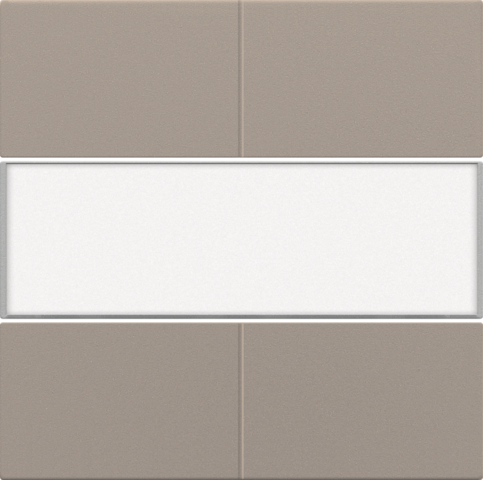 Niko - Afwerkingsset voor 4 voudige potentiaalvrije drukknop 24 V m - 123-40250