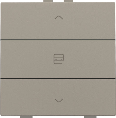 Niko - Enkelvoudige motorbediening voor Niko Home Control, bronze c - 123-51033
