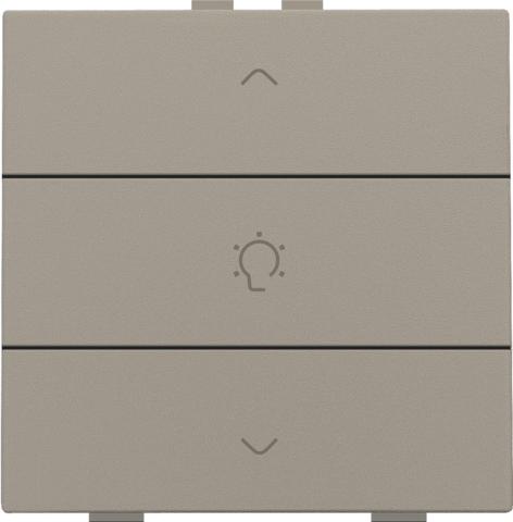 Niko - Enkelvoudige dimbediening voor Niko Home Control, bronze coa - 123-51043