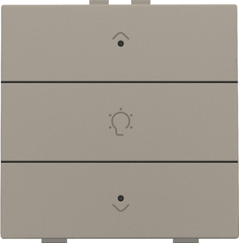 Niko - Enkelvoudige dimbediening voor Niko Home Control met leds, b - 123-52043