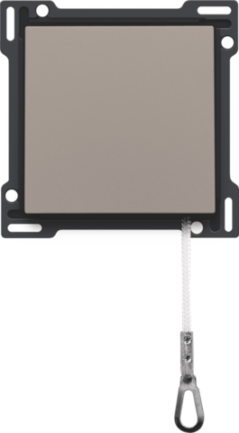 Niko - Afwerkingsset voor trekdrukknop, bronze coated - 123-63906