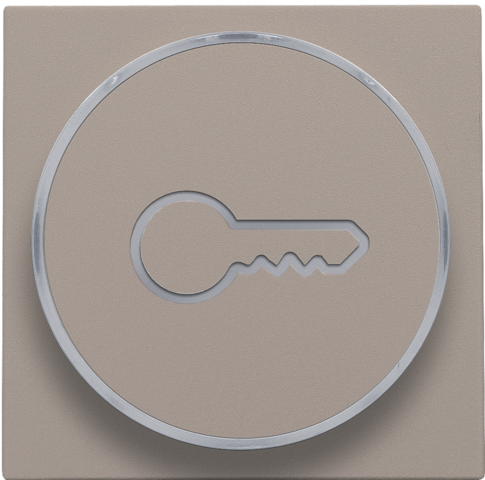 Niko - Afwerkingsset met doorschijnende ring met sleutelsymbool voo - 123-64009