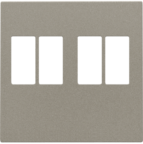 Niko - Afwerkingsset voor tweevoudige luidsprekeraansluiting, bronz - 123-69701
