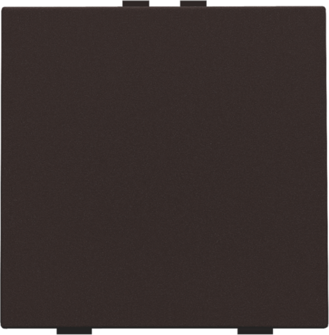 Niko - Enkelvoudige drukknop voor Niko Home Control, dark brown coa - 124-51001