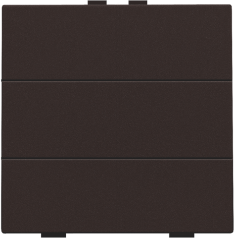 Niko - Zesvoudige drukknop voor Niko Home Control, dark brown coate - 124-51006