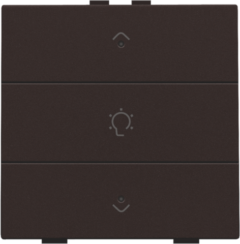Niko - Enkelvoudige dimbediening voor Niko Home Control met leds, d - 124-52043