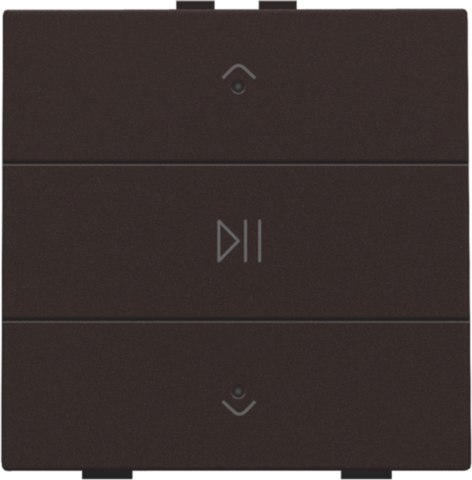 Niko - Enkelvoudige audiobediening met leds voor Niko Home Control, - 124-52073