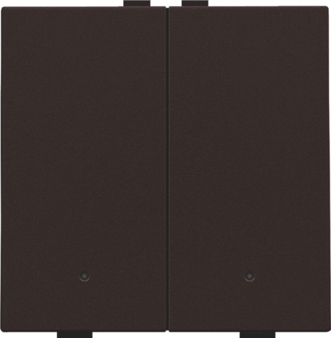 Niko - Tweevoudige drukknop met leds en comfortsensoren voor Niko H - 124-52202