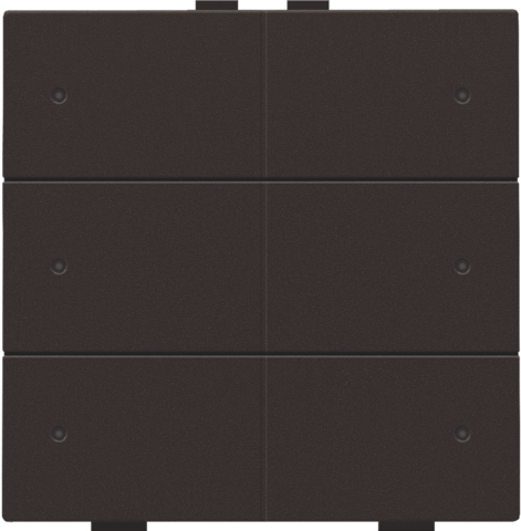 Niko - Zesvoudige drukknop met leds en comfortsensoren voor Niko Ho - 124-52206