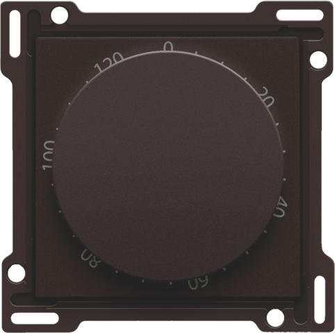 Niko - Afwerkingsset voor timer regelbaar tot 120 min., dark brown - 124-64906