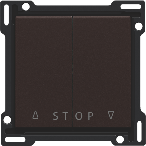 Niko - Afwerkingsset voor tweevoudige rolluikdrukknop voor elektron - 124-65918
