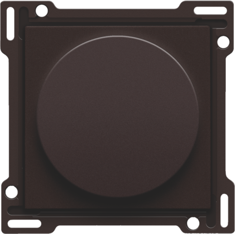 Niko - Afwerkingsset op/neer voor draaischakelaar, dark brown coate - 124-65926