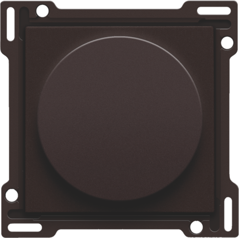 Niko - Afwerkingsset 1 0 2 voor draaischakelaar voor motoren, dark - 124-65938