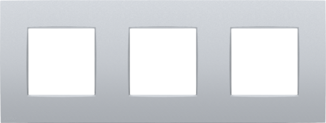 Niko - Drievoudige afdekplaat, 71 mm centerafstand, Intense st - 132-76700