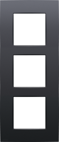 Niko - Drievoudige afdekplaat, 60 mm centerafstand, verticaal, - 133-76300