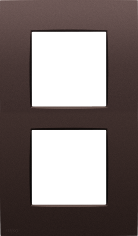 Niko - Tweevoudige afdekplaat, 60 mm centerafstand, verticaal, - 135-76200