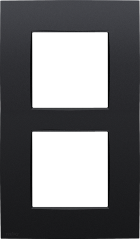 Niko - Tweevoudige afdekplaat, 60 mm centerafstand, verticaal, - 136-76200