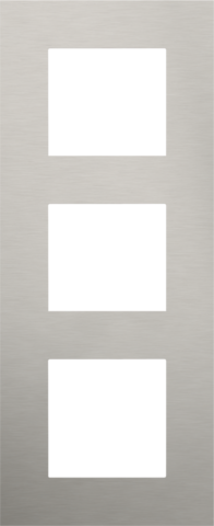 Niko - Drievoudige afdekplaat, 60 mm centerafstand, verticaal, - 150-76300
