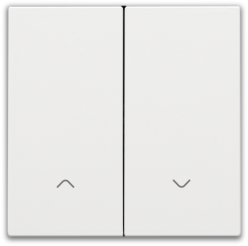 Niko - Afwerkingsset voor dubbele elektronische rolluikschakelaar, - 154-31006