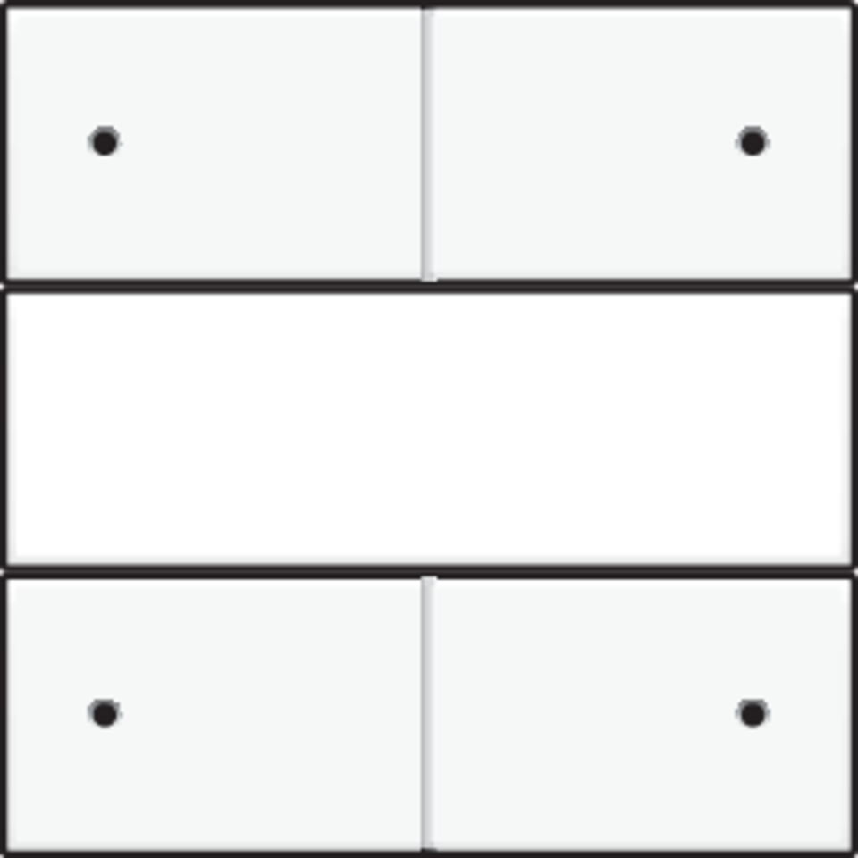 Niko 154-40350: Afwerkingsset voor 4-voudige potentiaalvrije drukknop 24 V met led en tekstveld, white coated - Image 2