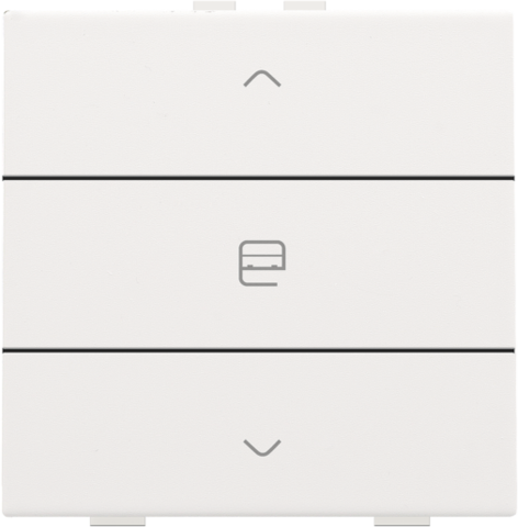 Niko - Enkelvoudige motorbediening voor Niko Home Control, white co - 154-51033