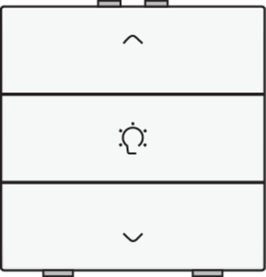 Niko 154-51043: Enkelvoudige dimbediening voor Niko Home Control, white coated - Image 2