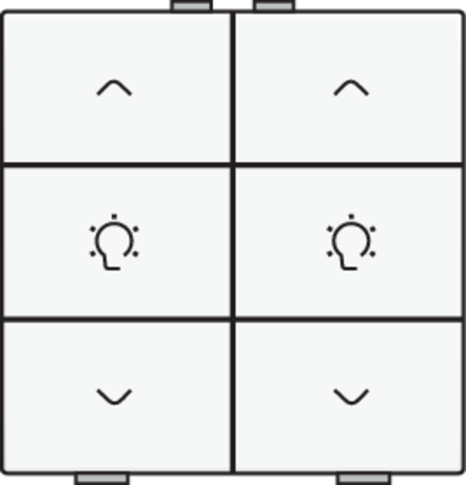 Niko 154-51046: Dubbele dimbediening voor Niko Home Control, white coated - Image 2