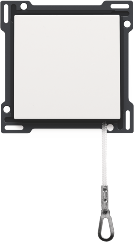 Niko - Afwerkingsset voor trekdrukknop, white coated - 154-63906