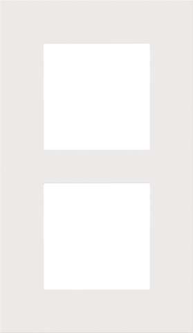 Niko - Tweevoudige afdekplaat, 60 mm centerafstand, verticaal, - 154-76200