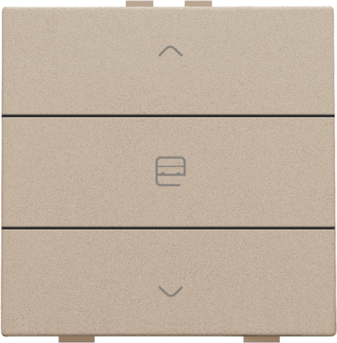 Niko - Enkelvoudige motorbediening voor Niko Home Control, champagn - 157-51033