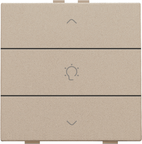 Niko - Enkelvoudige dimbediening voor Niko Home Control, champagne - 157-51043
