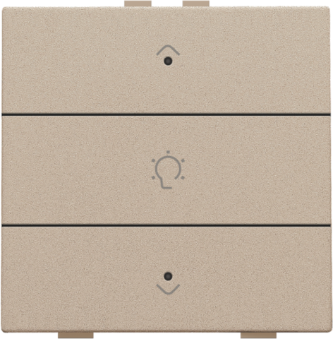 Niko - Enkelvoudige dimbediening voor Niko Home Control met leds, c - 157-52043