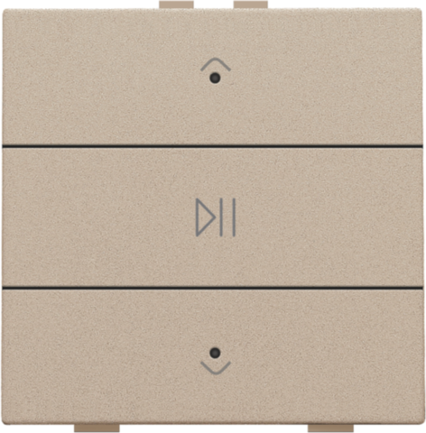 Niko - Enkelvoudige audiobediening met leds voor Niko Home Control, - 157-52073