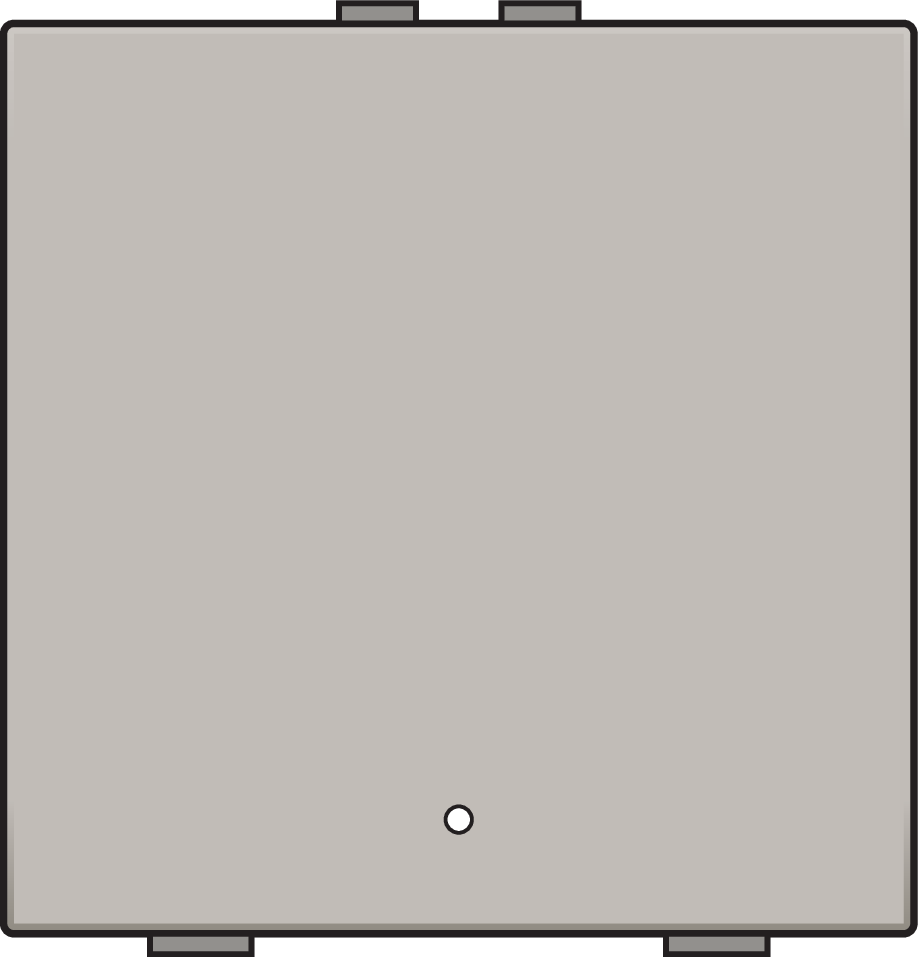 Niko 157-52201: Enkelvoudige drukknop met led en comfortsensoren voor Niko Home Control, champagne coated - Image 2