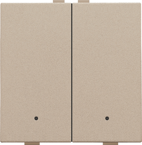 Niko - Tweevoudige drukknop met leds en comfortsensoren voor Niko H - 157-52202