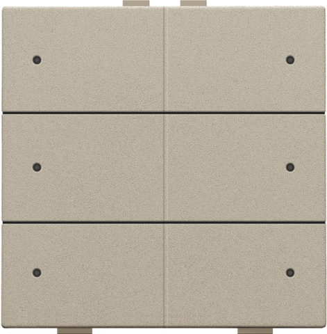 Niko - Zesvoudige drukknop met leds en comfortsensoren voor Niko Ho - 157-52206